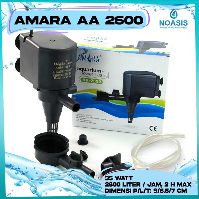 POMPA CELUP AMARA AA 2600 AA-2600 AQUARIUM AQUASCAPE AKUARIUM -  AMARA-2600