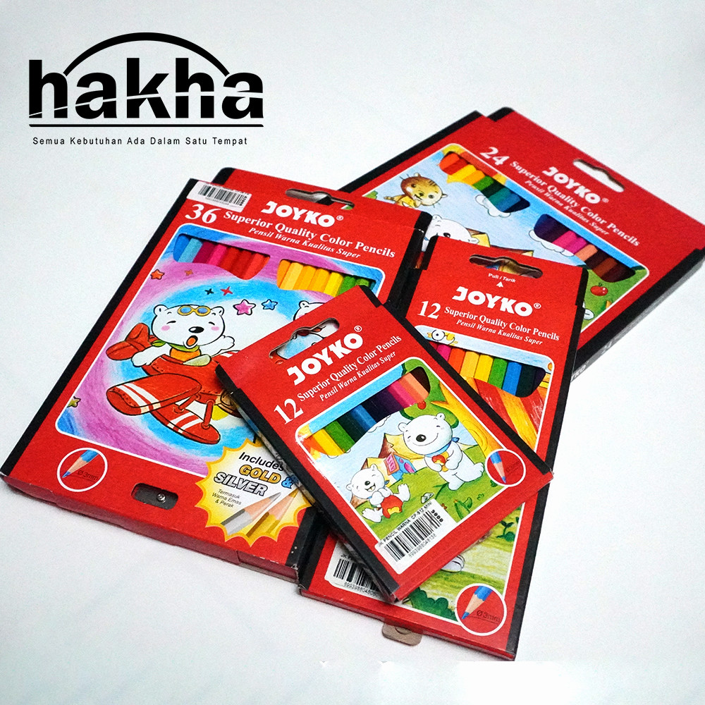 

Joyko Pensil Warna Superior Quality Color Pencils Hexagonal Grip PB