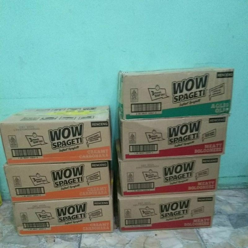 

Wow Spageti 1 Dus (Isi 40 pcs) Bisa Mix Rasa EXP JANUARI 2026