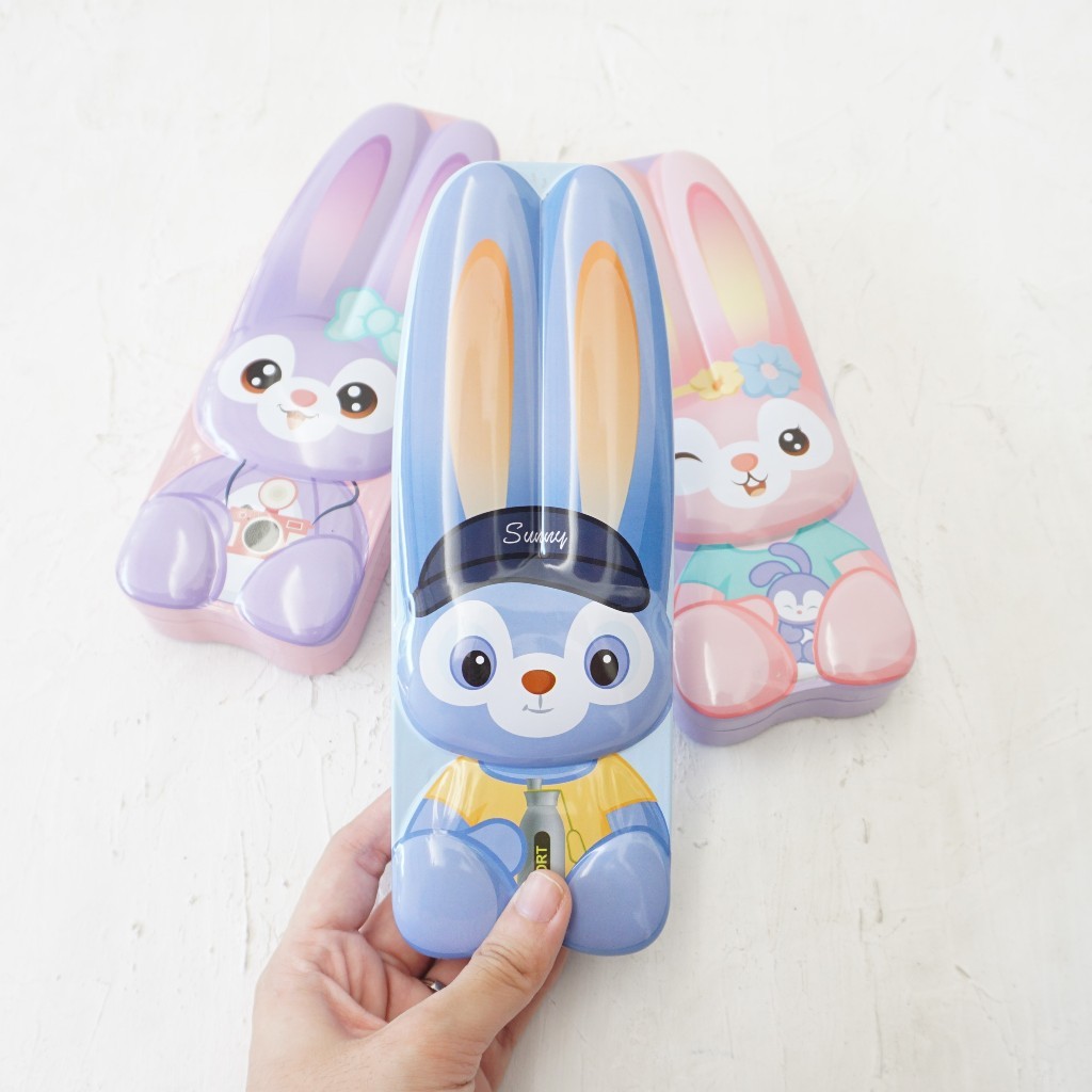 

PENCIL CASE ANAK / KOTAK PENSIL KALENG / TEMPAT PENSIL 3D