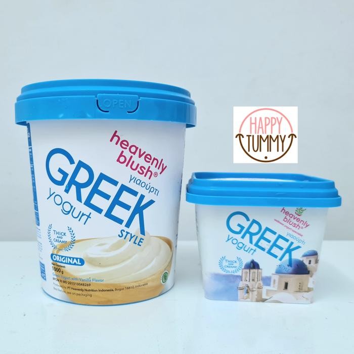 

heavenly blush greek yogurt 1kg original pail 1L ready - 1 kg