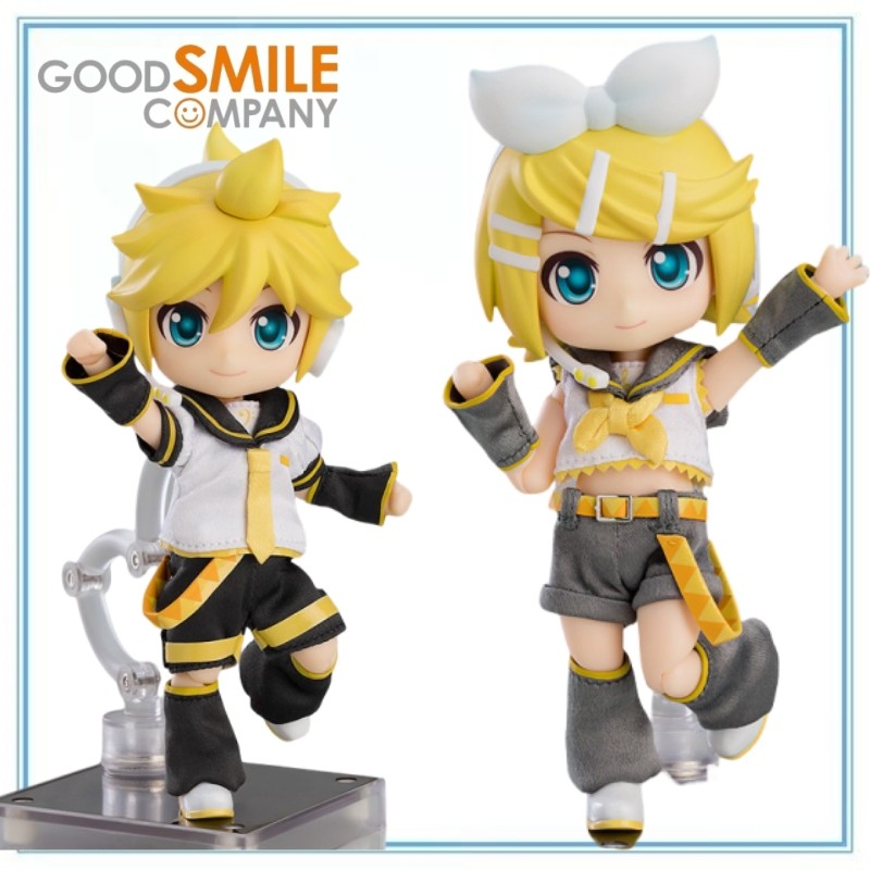 BANDAI Authentic Vocaloid-Kagamine Rin-Nendoroid Doll Anime Collection Series Model Cartoon Characte