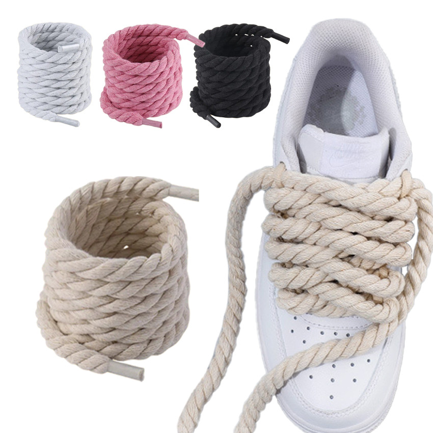 Owl Store - Rope Laces 8mm Tali Sepatu Model Tambang Tali Ular Tali Kepang Sepatu