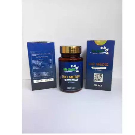 Bio Medic (A*} Energi Booster Pil Hitam Bantu Atasi Masalah Kesehatan 1 botol isi 40 pil