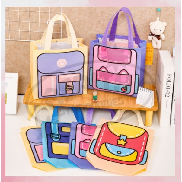 

AS COD Paper Bag Birthday Goodie Bag Bingkisan Kantong Snack Anak Tas Belanja Kado Motif S-PO024