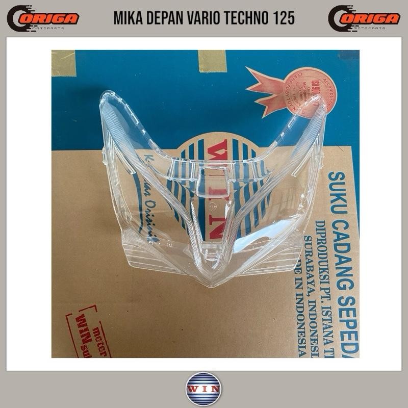 Mika Kaca Lampu Depan Honda Vario Techno 125 2012 2014 Original WIN