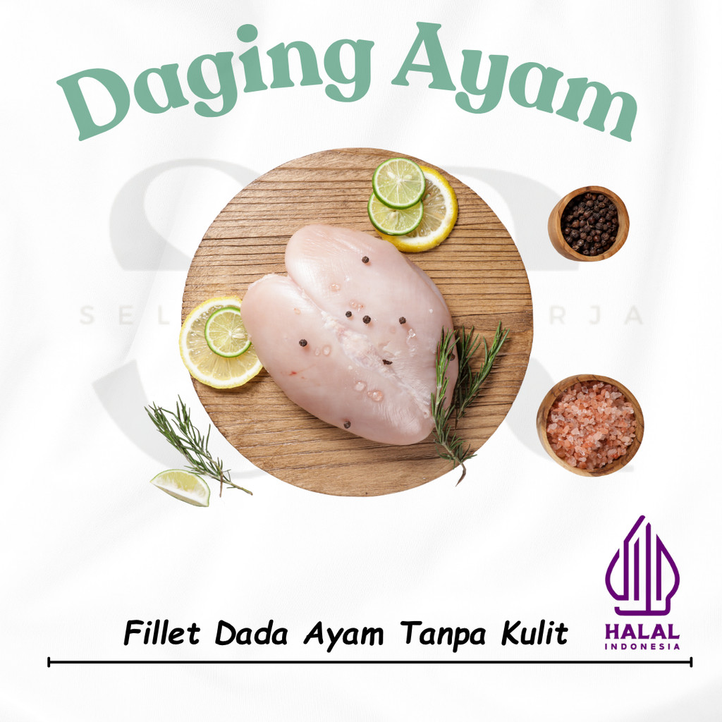 

Fillet Dada Ayam Segar 1 KG Boneless Dada Chicken Breast FRESH HALAL