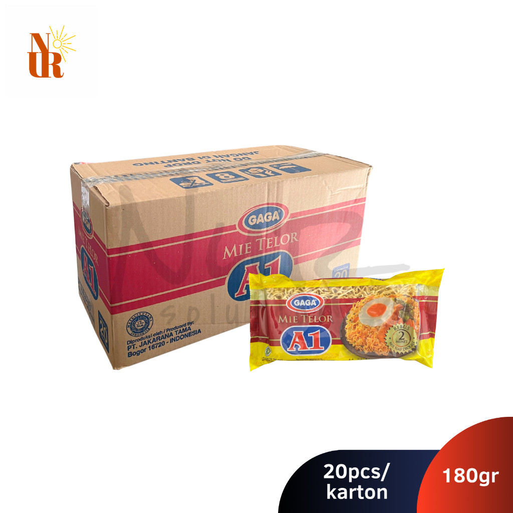 

GAGA Mie Telor A1 180gr x 20pcs [Karton]