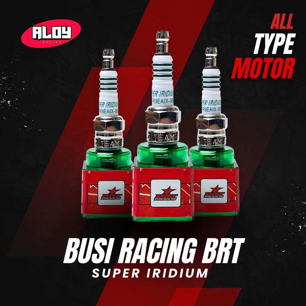 BUSI RACING - Busi BRT Super Iridium Beat Scoopy Vario Nmax Aerox Mio M3 PCX BUSI RACING BRT SUPER I