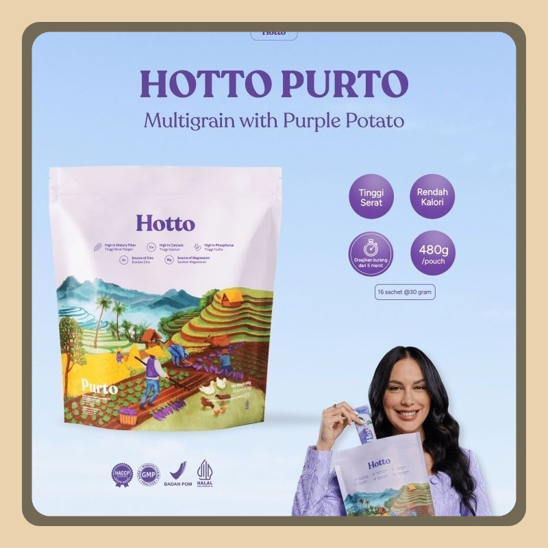 

Hotto Purto Multigrain 16 Sachet Tinggi Serat Rendah Kalori