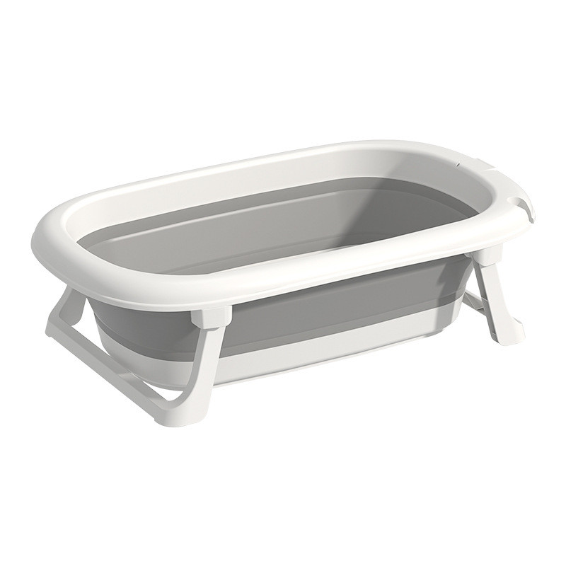 Stoop Free Folding Bathtub Stand Newborn Baby Bath Table Bathtub Set