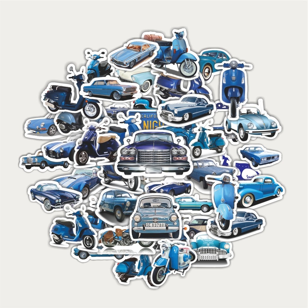 

Sticker Pack Stiker Mobil Motor Vespa Biru | Sticker TUMBLR | Stiker LAPTOP KOPER HELM