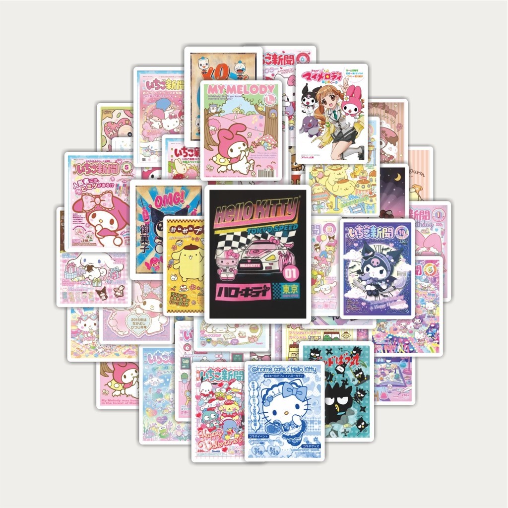 

Sticker Pack Stiker Poster Karakter Kartun Sanrio | Sticker TUMBLR | Stiker LAPTOP KOPER HELM