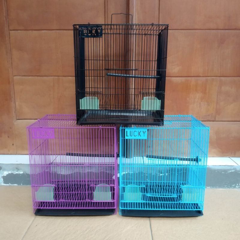 Kandang Sangkar Burung Lovebird Hamster Kecil Lucky