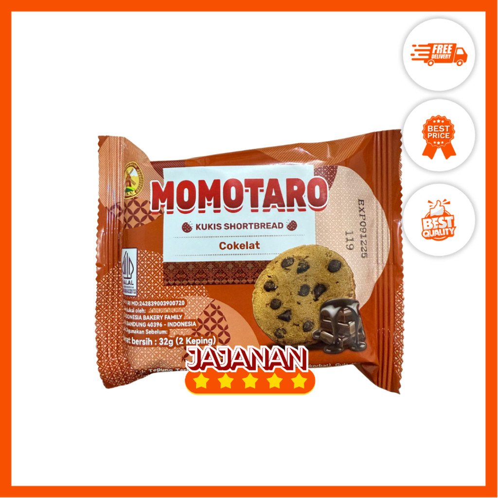 

[NEW] Momotaro Kukis Shortbread Rasa Cokelat 32gr (2 Keping)