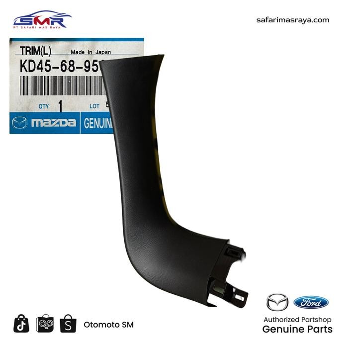 Cover Trim Sisi Pilar Pintu Bagasi Kiri Mazda CX5 KE Original KD4568950A BEST