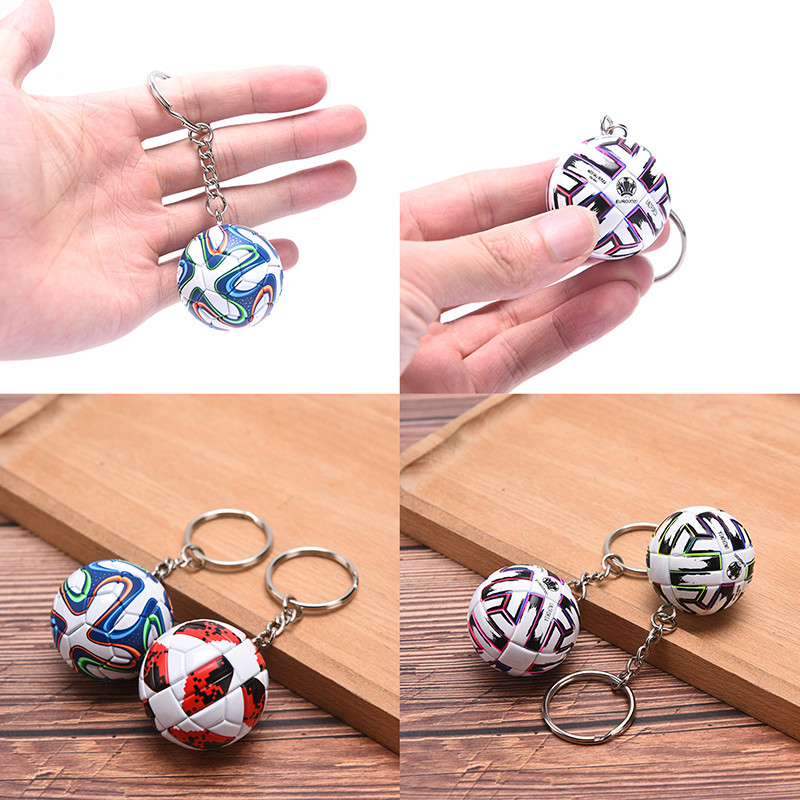

1PC PU soccer Leather Keyring 3D Sports Football Key Chains Souvenirs for Men Soccer Fans Keychain Pendant Boyfriend Gifts