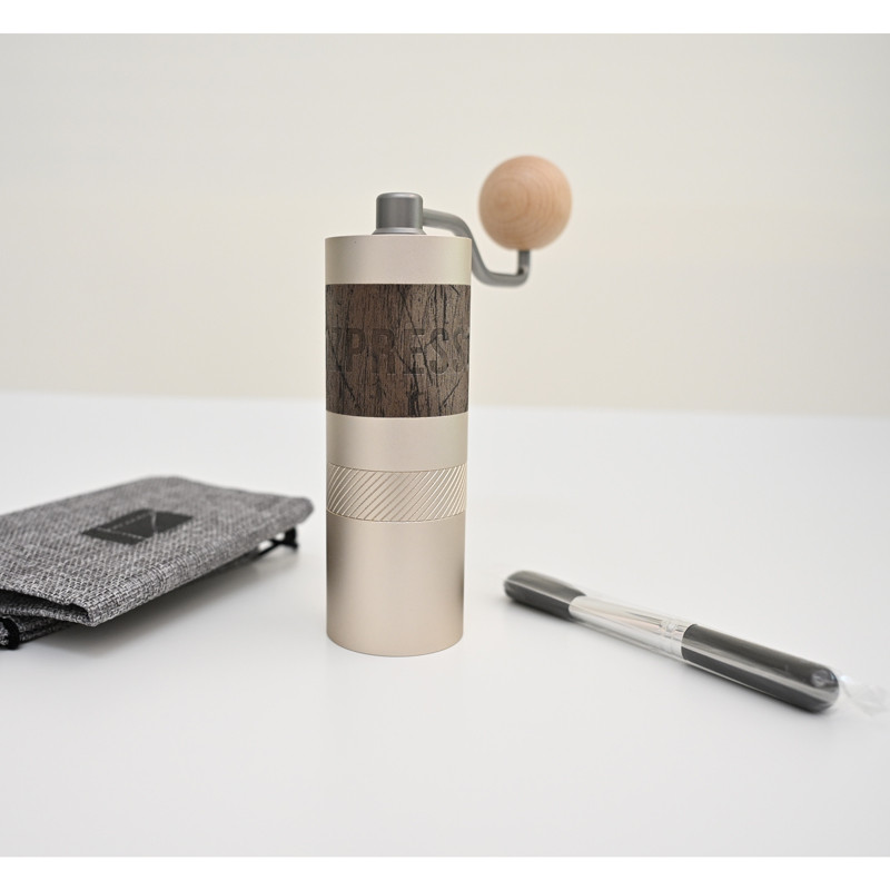 1Zpresso Q2 Manual Coffee Grinder Dual-Bearing Shaft,30 Clicks Per Round,Quick-Disassembly Design fo