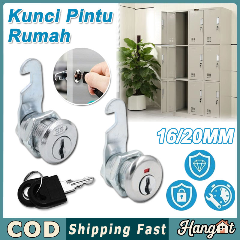 [COD]16/20MM Kunci Pintu Rumah Kunci Loker Lemari Besi Loker Laci Lemari Kunci Terkini Kunci Loker