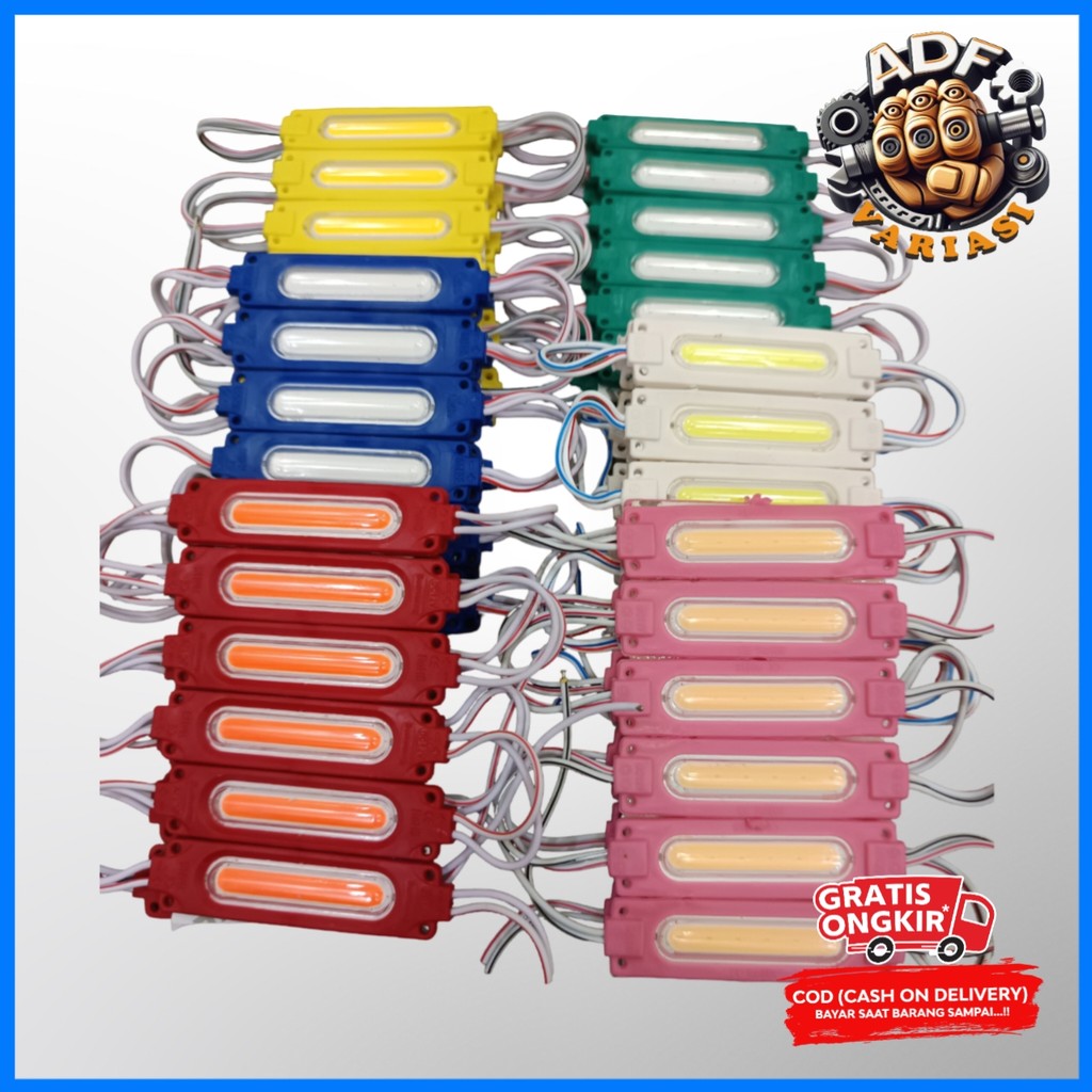 Lampu Kolong LED 6 Mata / Lampu Kolong Tempel LED 12 V 6 Mata