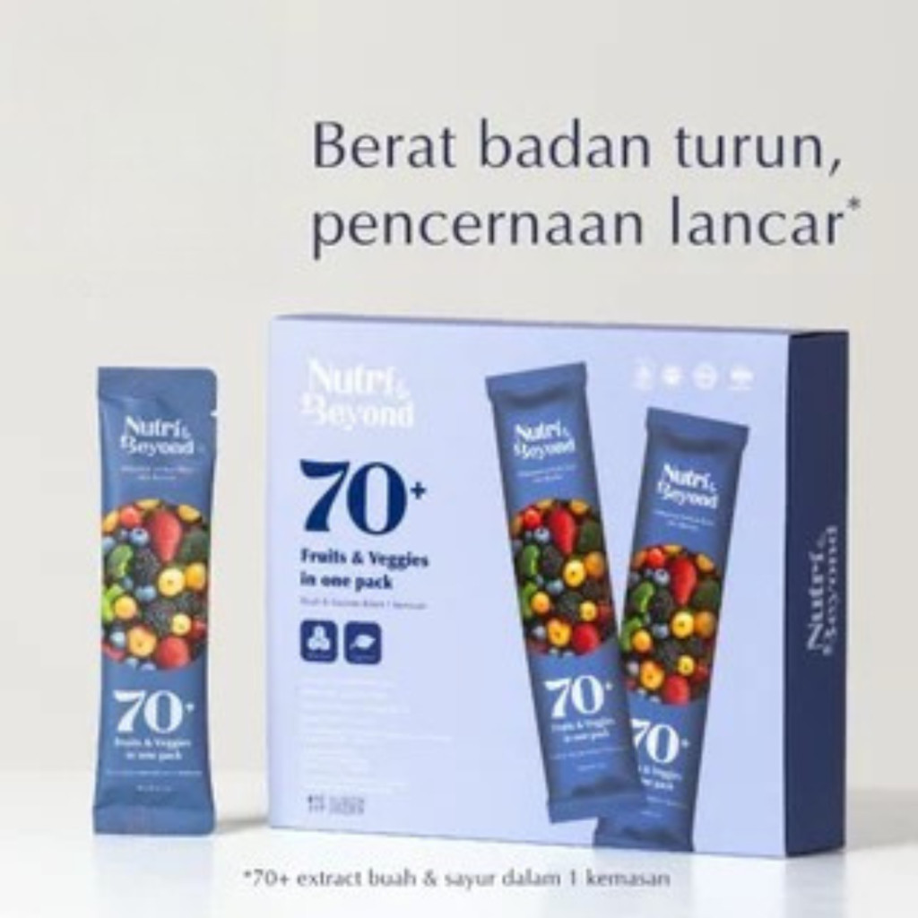 

Nutri & Beyond Fiber Drink dengan Buah dan Sayur Rasa Mixberry (1 Box isi 16pcs) Nutribeyond