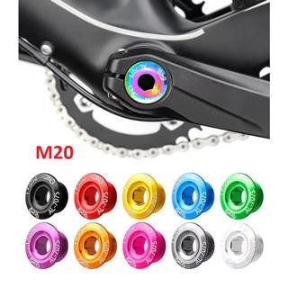 BAUT PENGUNCI CRANK m20 Risk ht2 Penutup Arm Crank KIRI ALLOY BOLT HOLLOWTECH 2 SEPEDA MTB - Biru