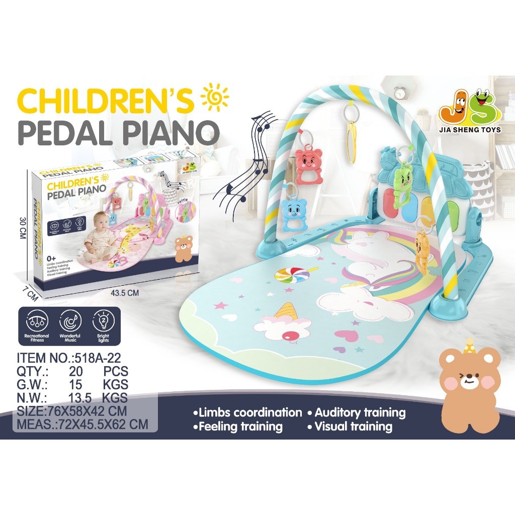 Mainan Anak Bayi / Baby Activity Gym / Playmat Bell / Matras Playground / Fitness / Kado Lahiran