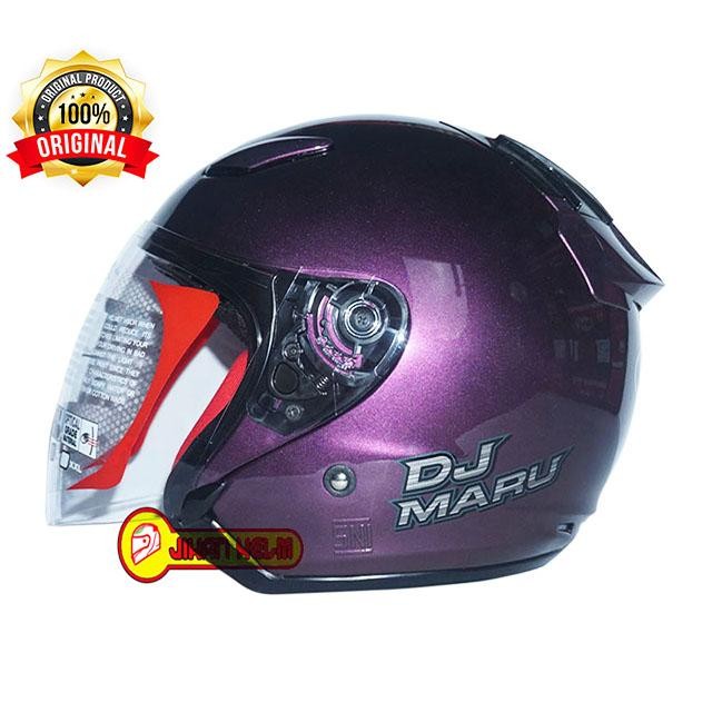 Helm / Helm KYT / Helm KYT DJ Maru Purple Terbaru - Ungu, M