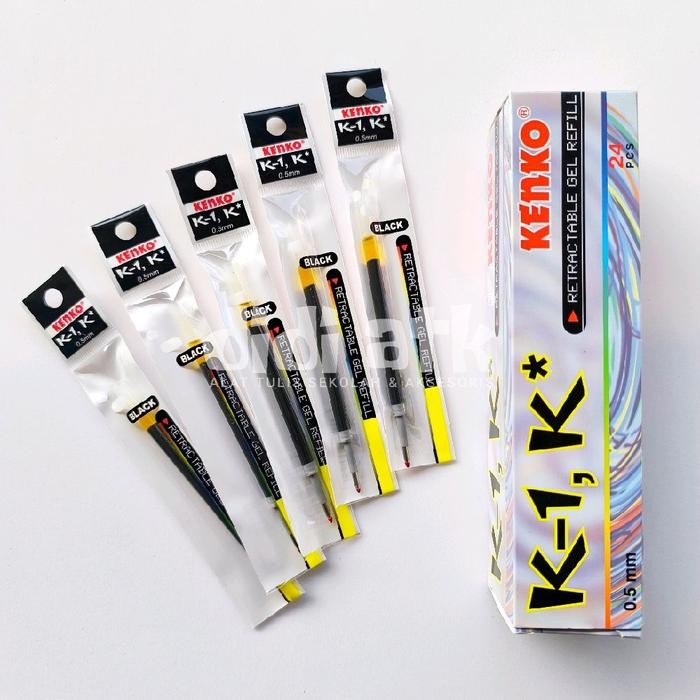 

Refill Gel Pen Kenko K-1 0.5mm Tinta Hitam 1 Pak Isi 12 Pcs - Pulpen Jel Isi Ulang - Pena, Stationery - 12 PCS