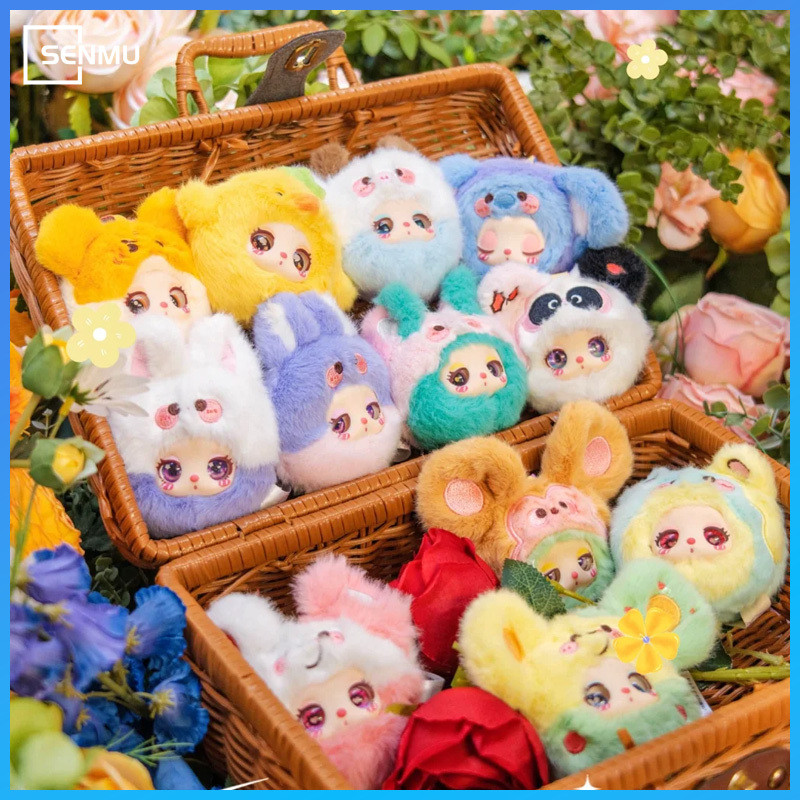 al Baby Three Liila Garden Tea Party Mini Series Mysterious Plush Vinyl Blind Box Cute Backpack Pend