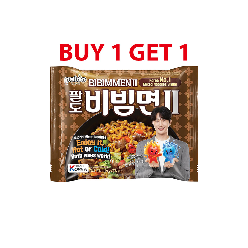 

Paldo BiBimMen II - Mie Instan Korea Rasa Pedas Manis 130g BUY 1 GET 1