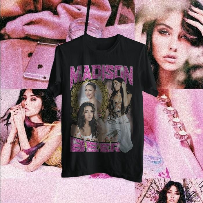 [COD] RAP TEE - MADISON BEER - Hitam, S