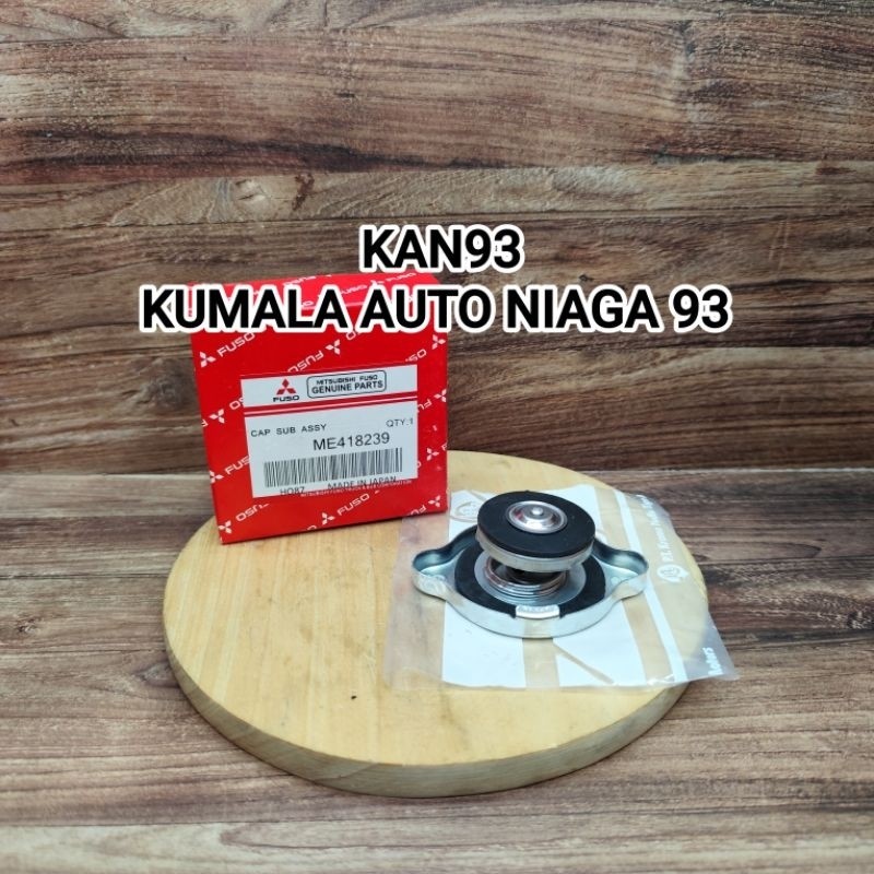 TUTUP RADIATOR CAP RADIATOR MITSUBISHI CANTER PS125 PS110 FUSO ORIGINAL ME418239