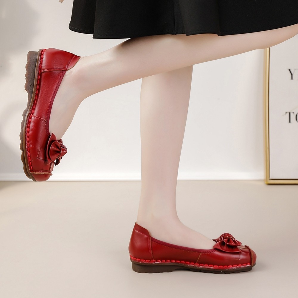Sepatu  Wanita Clarks new pita Sepatu woman kulit asli  melati flat shoes