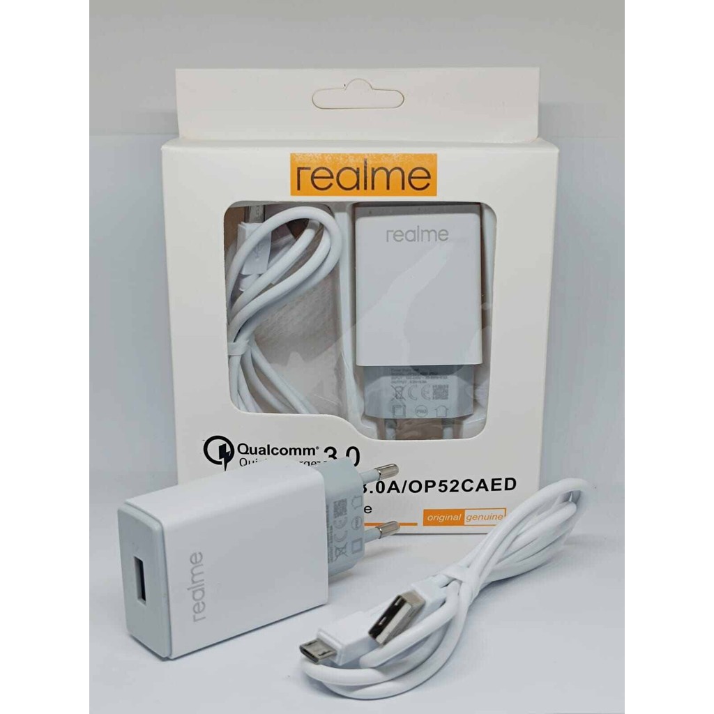 CHARGER CASAN REALME C21 TC OPPO REALME C30 ORIGINAL