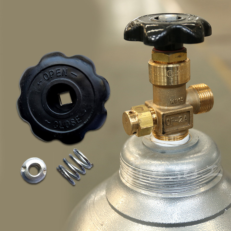 Kran Tabung CO2 Valve Carbon Dioxide Type Handwheel Oksigen