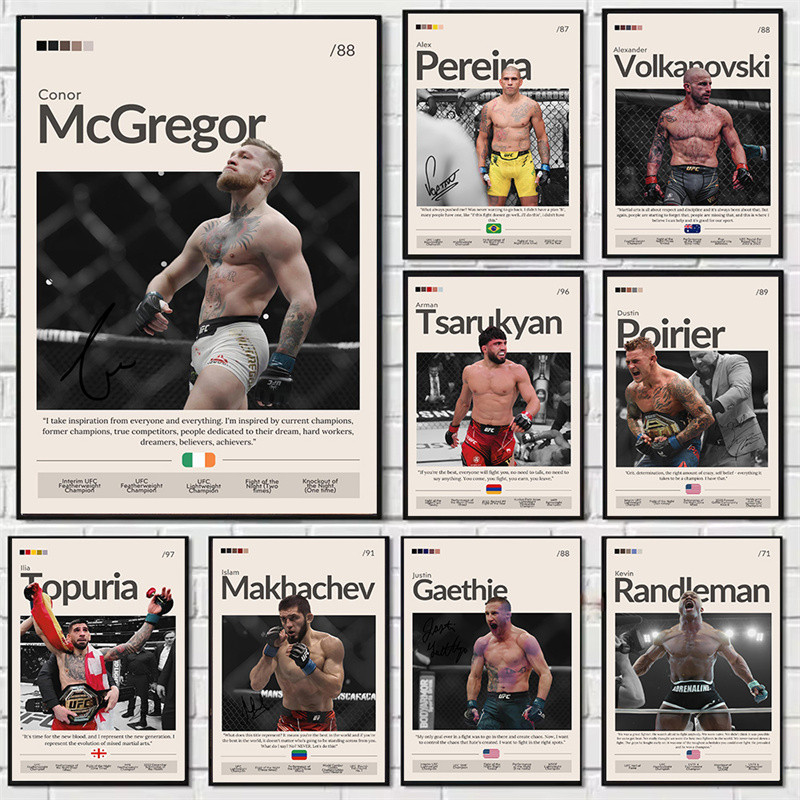 

Fighting Championship Poster Mixed Martial Arts Design HD Print Canvas Painting Wall Art Painting Home Room Decor