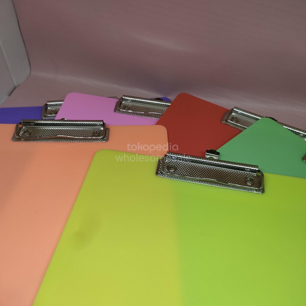 

Clip board/papan jalan/papan ujian folio/F4 pastel