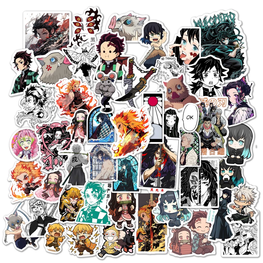 

STIKER DEMON SLAYER ISI 50 PCS PER PACK ST095 TANJIRO MUICHIRO TOKITO NEZUKO