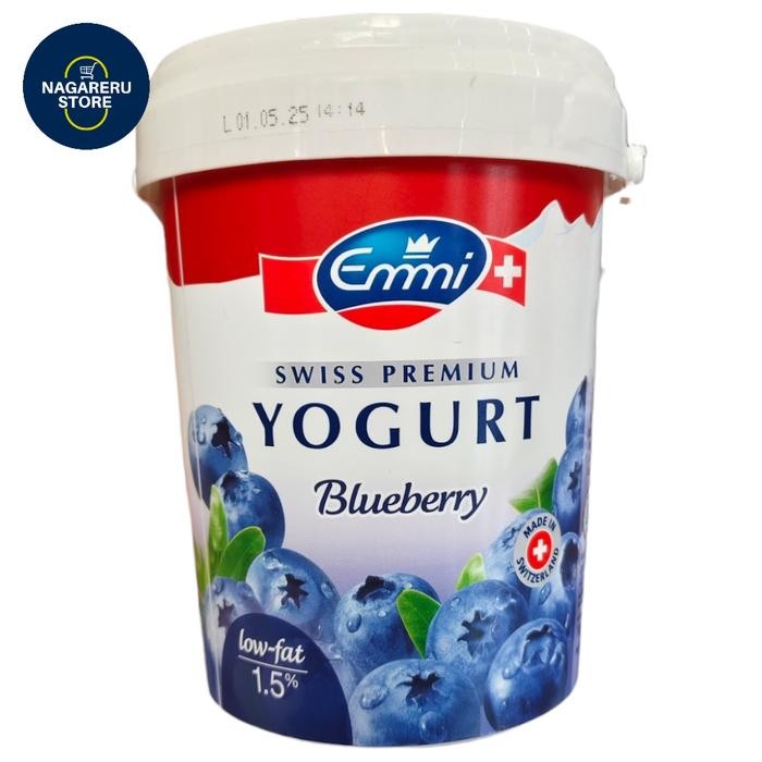 

Emmi swiss premium yogurt blueberry 1 kg