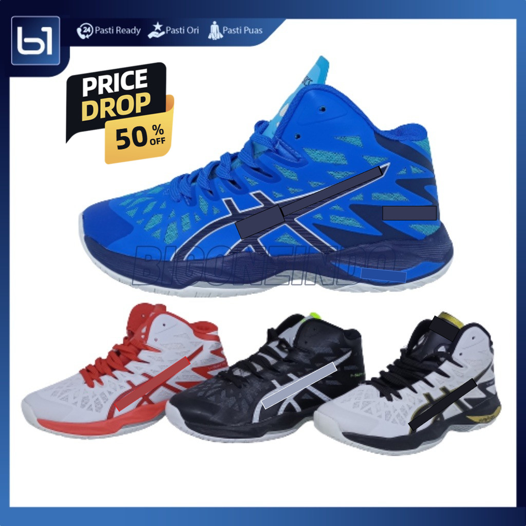 Sepatu Olahraga Voli Cowok, Sepatu Sport Volley Pria Original Grade ORI