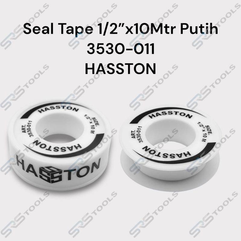 

HASSTON 3530-011 Seal Tape Putih 1/2 Inch 10 Meter Sealtape Selotip