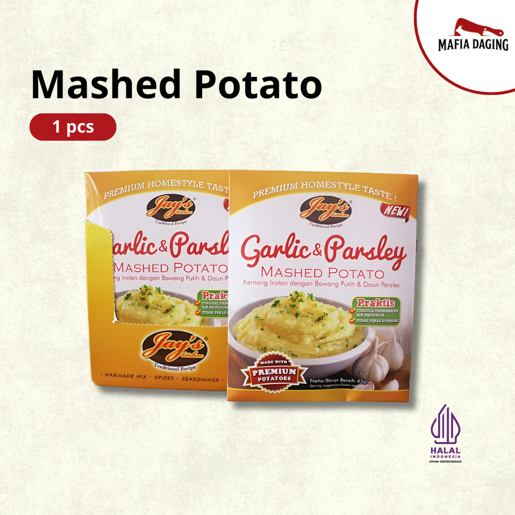 

[Mafia Daging] Jay's Mashed Potato Garlic & Parsley