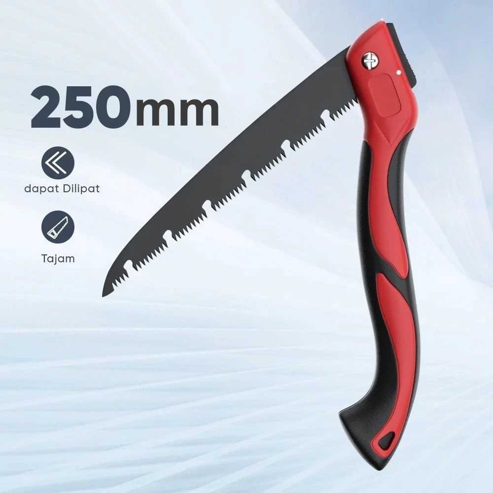 Januel Gergaji Kayu Lipat Wood Pruning Hand Saw High Hardness 250mm - Jn36 Murah Terbaik