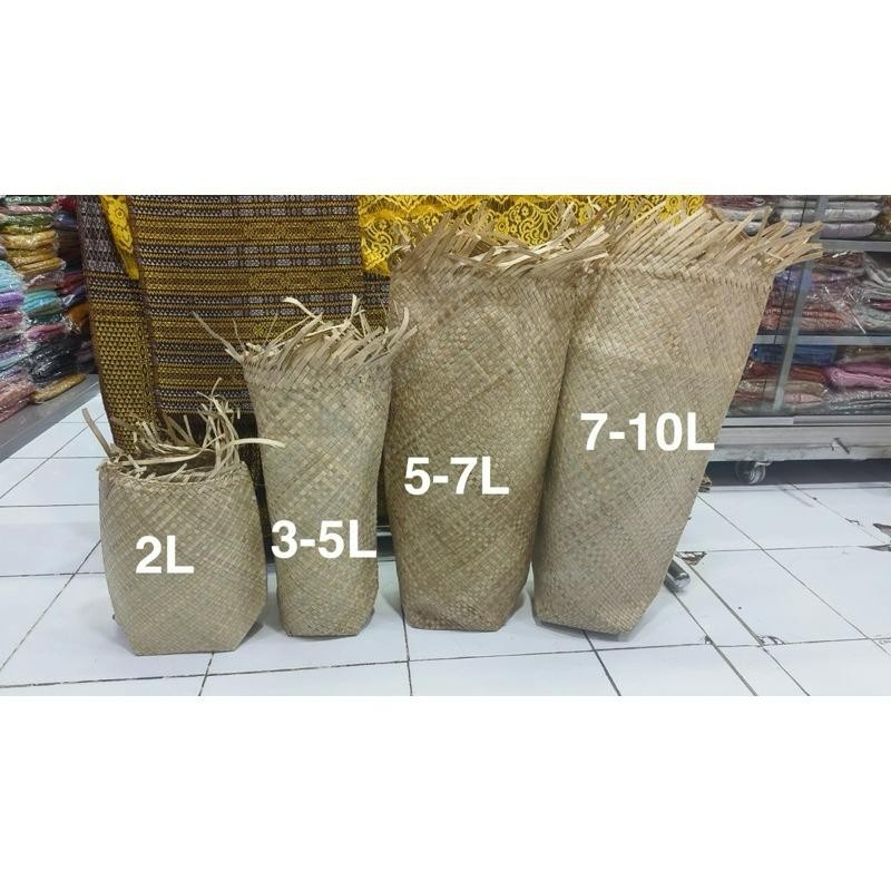 Tandok beras pandan Bahul batak Tandok anyam tenunan