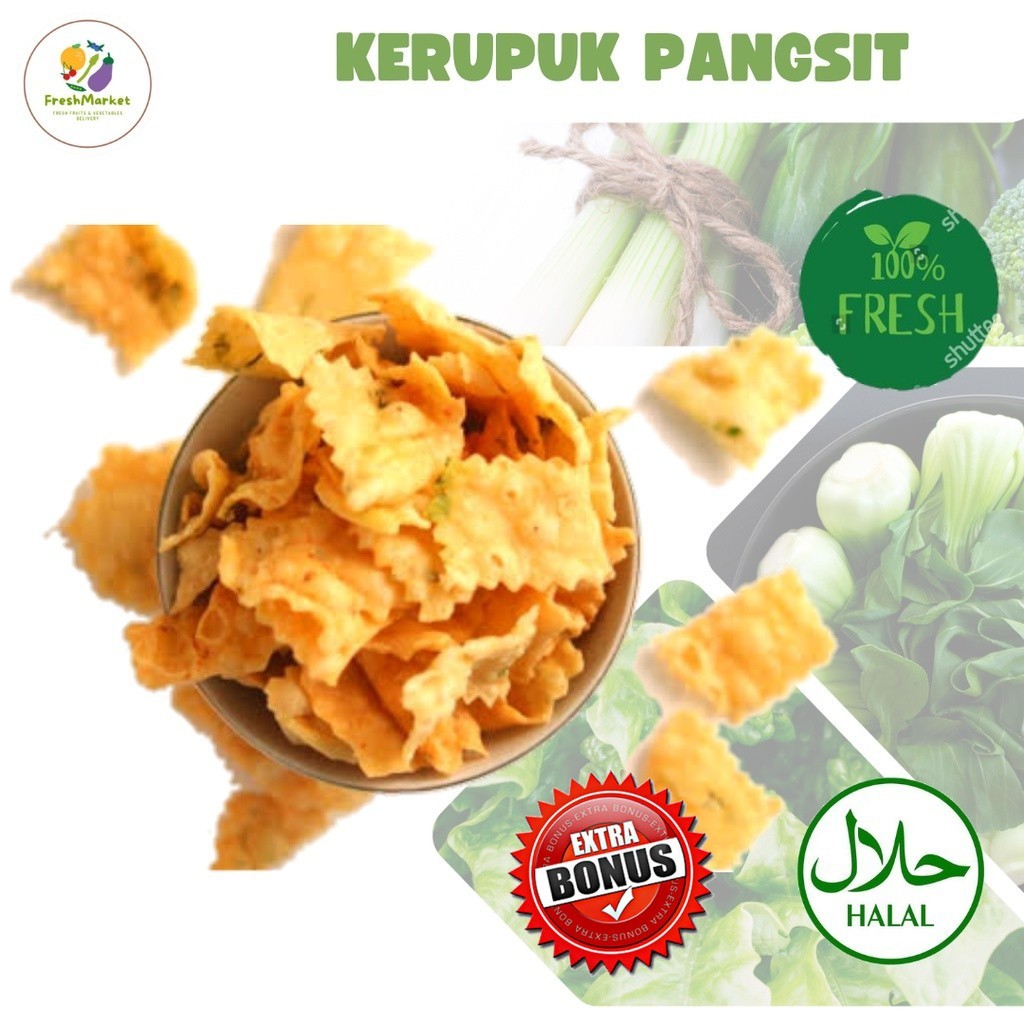 

Keripik Kerupuk Pangsit 250 Gram Sayurinstant