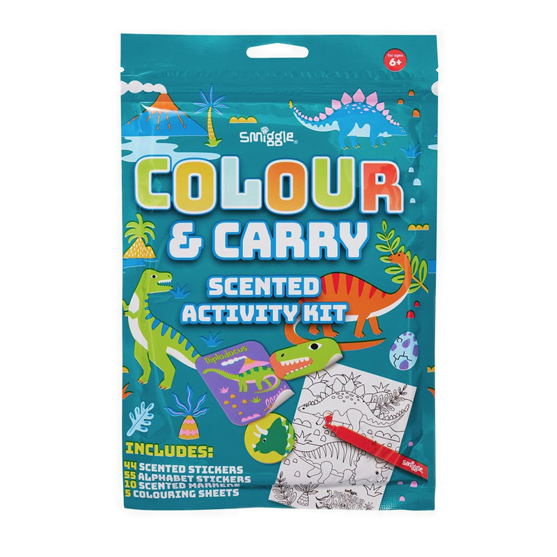 

New Smiggle Mini Colour & Carry Scented Activity Kit - IGL477795DNOPremium