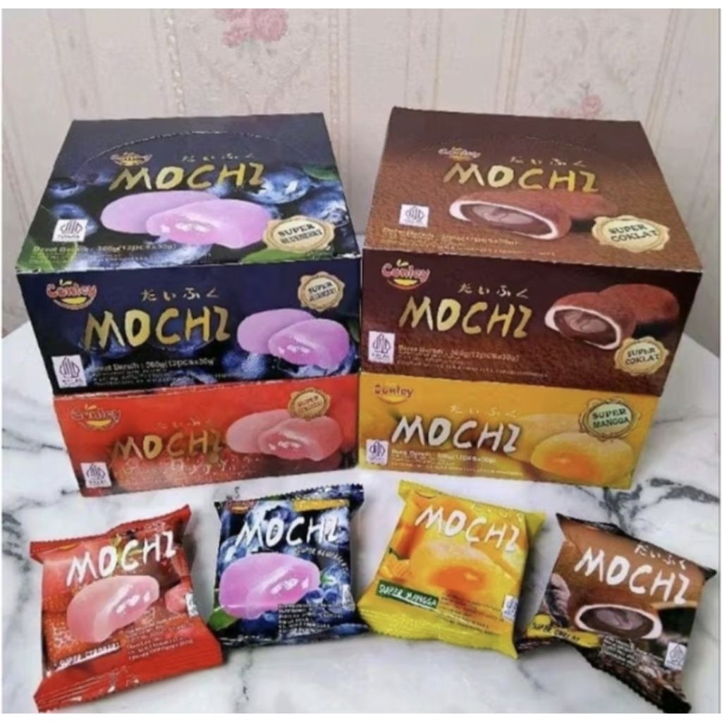 

(SUPER) MOCHI SUPER CONLEY 1 BOX ISI 12 BUNGKUS/ MOCHI SUPER