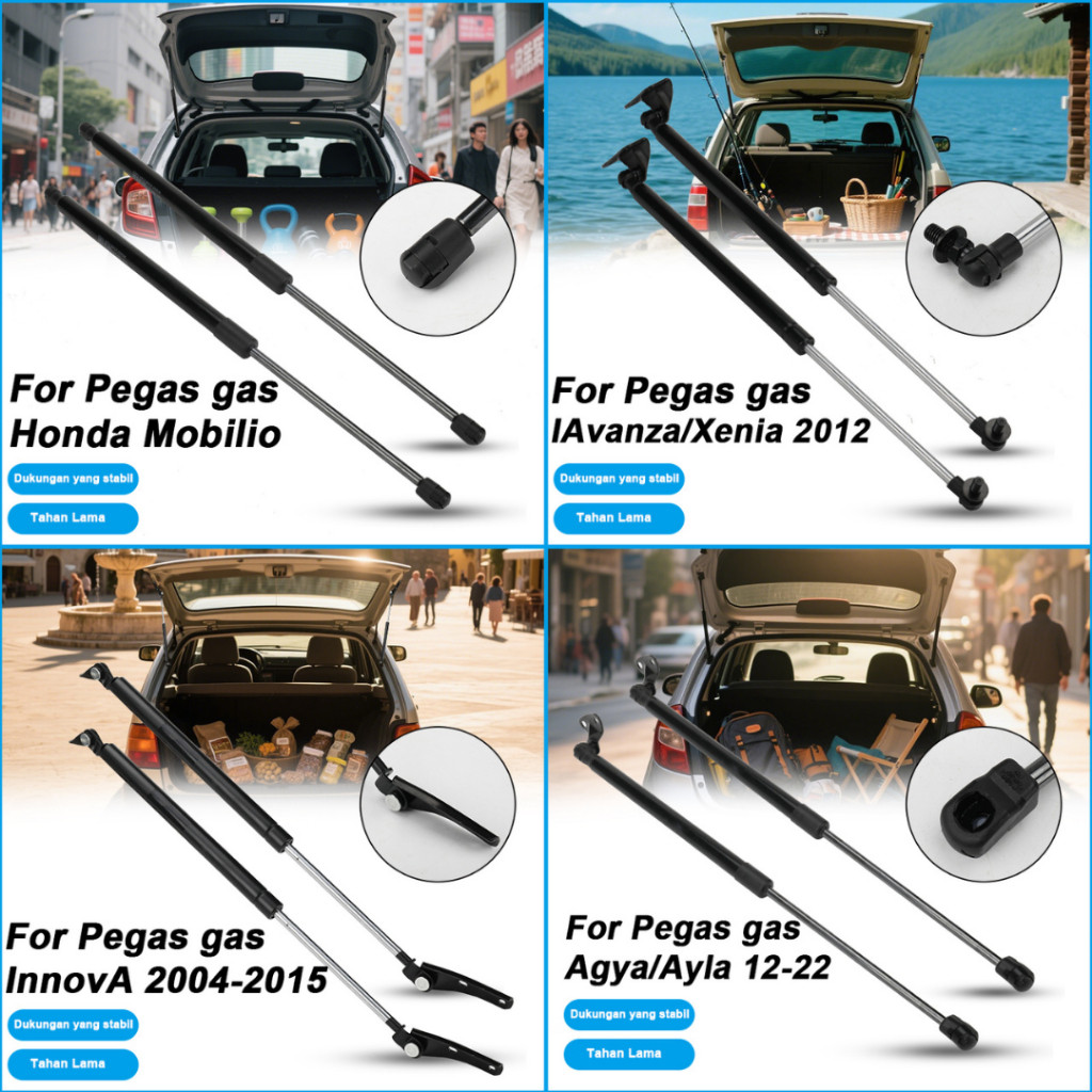 Shock Bagasi Mobil Gas Strut Hidrolik Penyangga Bagasi Kuat | Ayla Mobilio AvanzaCO