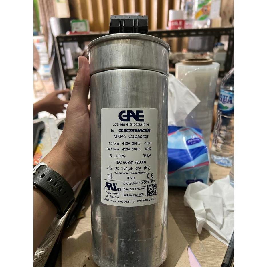 kapasitor 25 kvar gae 415V new murah